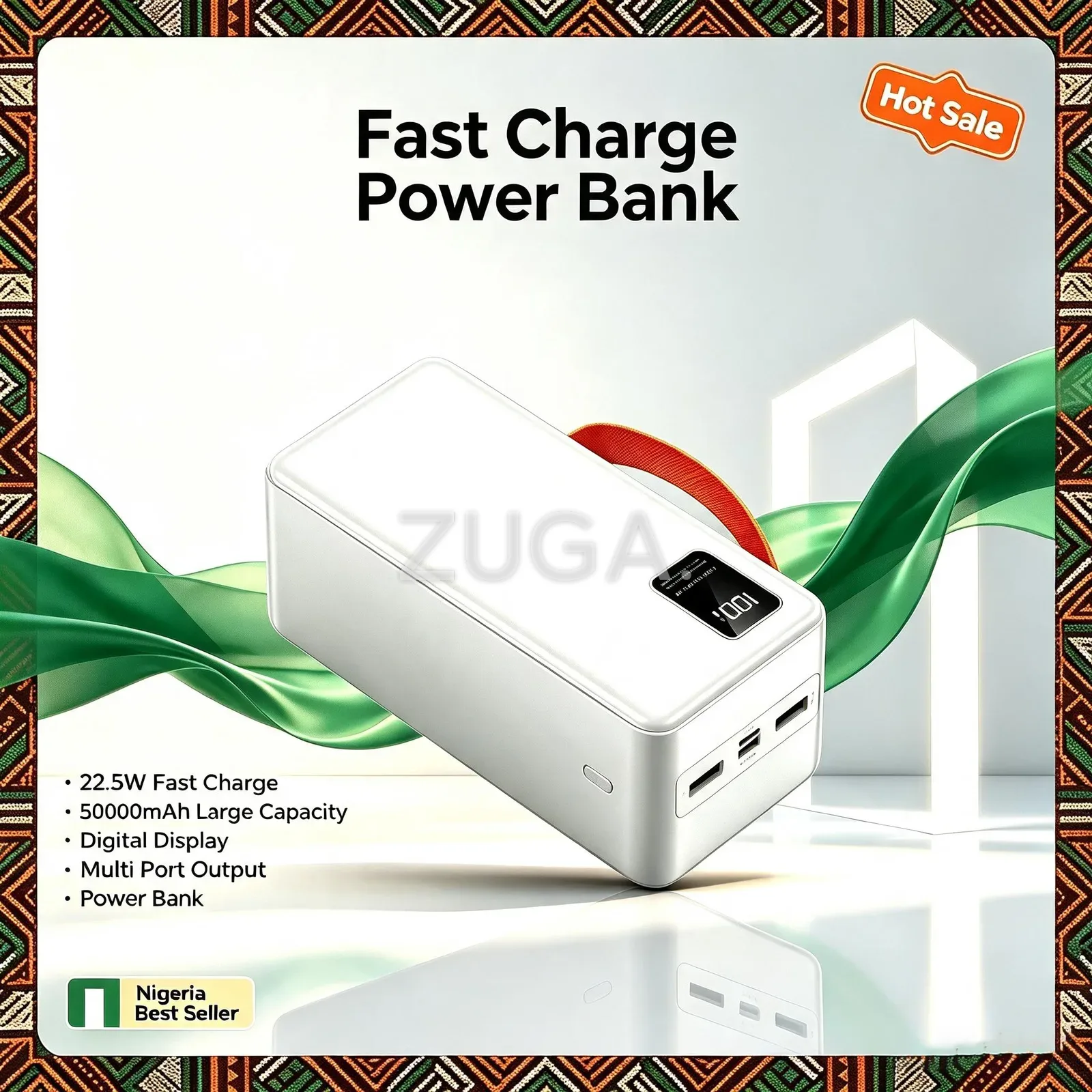 50000mAh Power Bank H500, 22.5W Fast Charge, Digital Display