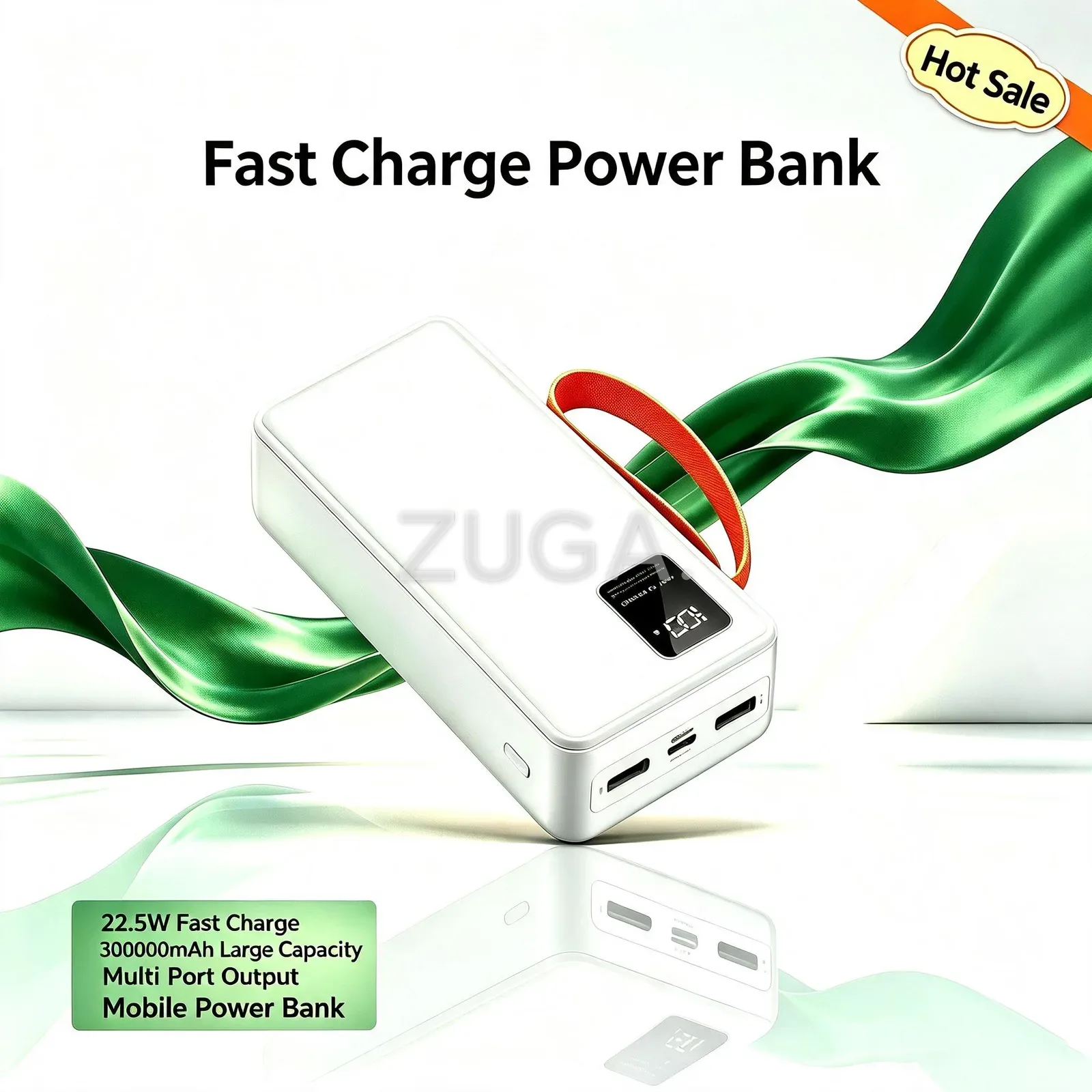 30000mAh Power Bank H300, 22.5W Fast Charge, Digital Display